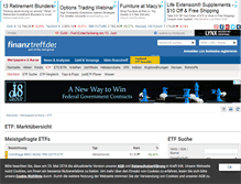 Tablet Screenshot of etf.finanztreff.de
